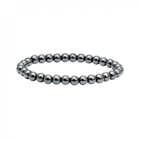 HEMATITE bracelet (pearl 4 mm) JEWELRY HEMATITE bracelet (pearl 4 mm) JEWELRY