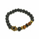 LAAVA ja TIIGRISILM käekett hamsa käega (pärl 8 mm) JEWELLERIES LAAVA ja TIIGRISILM käekett hamsa käega (pärl 8 mm) JEWELLERIES