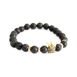 LAAVA käekett krooniga (pärl 8 mm) LAAVA käekett krooniga (pärl 8 mm)