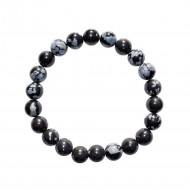 LUMIOBSIDIAAN käekett (pärl 8 mm)