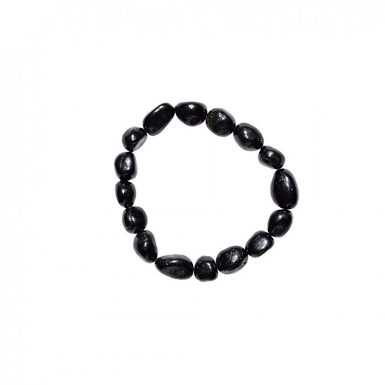 MUST TURMALIIN käekett nugget (pärl 10 mm) ЮВЕЛИРНЫЕ ИЗДЕЛИЯ