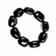 BLACK TOURMALINE bracelet nugget (pearl 20 mm) JEWELRY BLACK TOURMALINE bracelet nugget (pearl 20 mm) JEWELRY