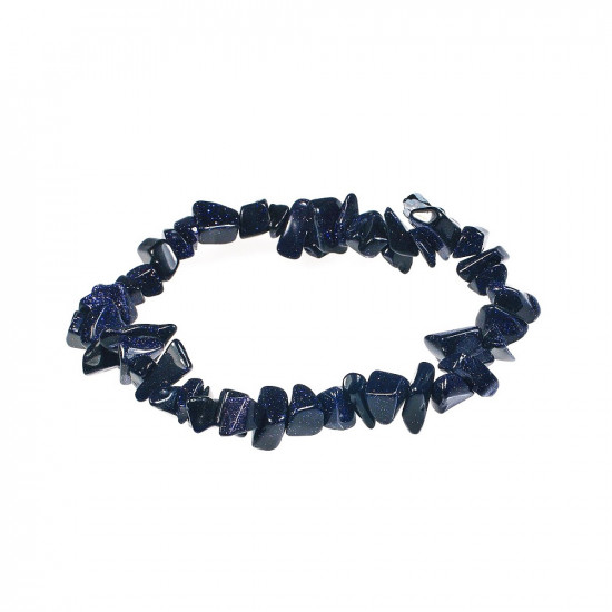 BLUE GOLDSTONE chips bracelet BLUE GOLDSTONE chips bracelet