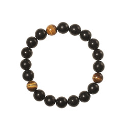 ŠUNGIIT JA TIIGRISILM käekett (pärl 8 mm) ŠUNGIIT JA TIIGRISILM käekett (pärl 8 mm)