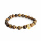 TIGER'S EYE bracelet with tiger (pearl 8 mm) TIGER'S EYE bracelet with tiger (pearl 8 mm)