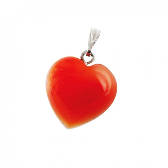 CARNELIAN pendant heart (small) JEWELRY CARNELIAN pendant heart (small) JEWELRY