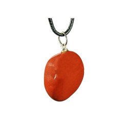 PUNANE JASPIS ripats (metall otsaga) PUNANE JASPIS ripats (metall otsaga)