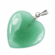 GREEN AVENTURINE pendant heart GREEN AVENTURINE pendant heart