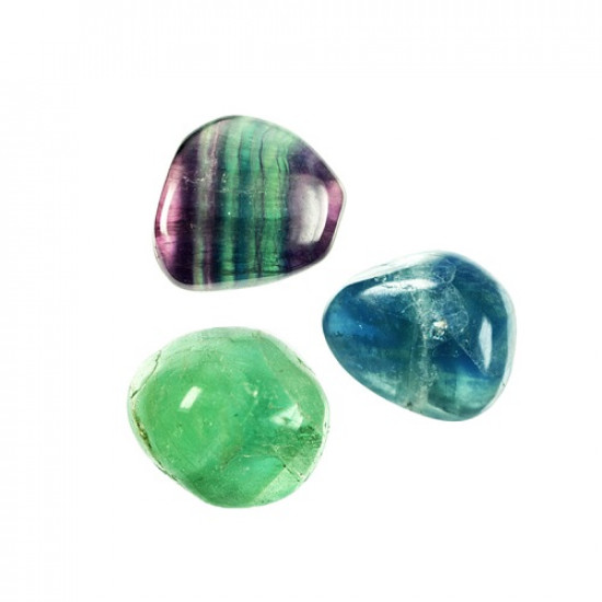 FLUORITE tumbled CRYSTALS FLUORITE tumbled CRYSTALS