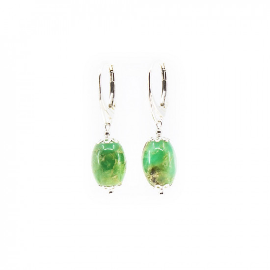 La Tene earrings "CHRYSOPRASE" closed clasp LA TENE SIGNATURE BRAND La Tene earrings "CHRYSOPRASE" closed clasp LA TENE SIGNATURE BRAND