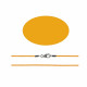 COTTON BAND with a clasp orange (silver 925) OTHER PRODUCTS COTTON BAND with a clasp orange (silver 925) OTHER PRODUCTS