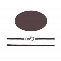 PUUVILLAPAEL kinnitusega pruun (hõbe 925) PUUVILLAPAEL kinnitusega pruun (hõbe 925)