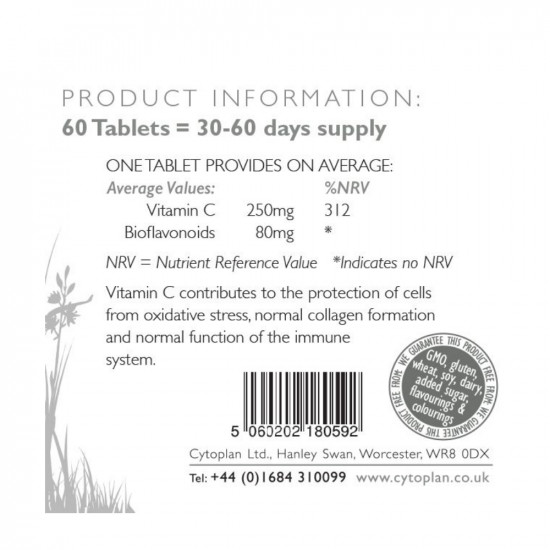 CYTOPLAN C-VITAMIIN BIOFLAVANOIDIDEGA HEALTH PRODUCTS CYTOPLAN C-VITAMIIN BIOFLAVANOIDIDEGA HEALTH PRODUCTS