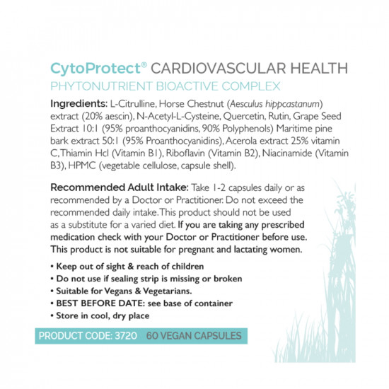 CYTOPLAN CYTOPROTECT südameveresoonkonna tervisele CYTOPLAN CYTOPROTECT südameveresoonkonna tervisele