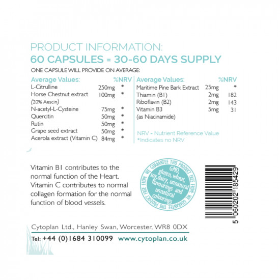 CYTOPLAN CYTOPROTECT südameveresoonkonna tervisele CYTOPLAN CYTOPROTECT südameveresoonkonna tervisele