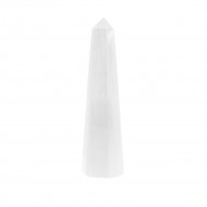 SELENIIT obelisk kuusnurkne SELENIIT obelisk kuusnurkne