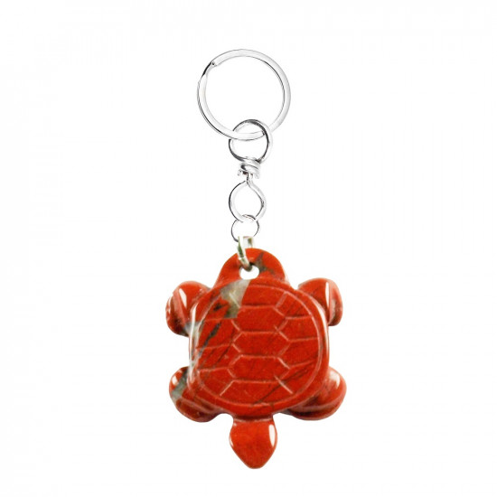 RED JASPER keychain turtle MAGICAL TOOLS RED JASPER keychain turtle MAGICAL TOOLS