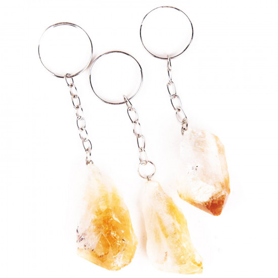 CITRINE natural keychain MAGICAL TOOLS CITRINE natural keychain MAGICAL TOOLS