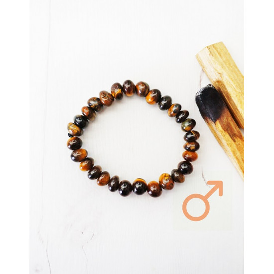 La Tene bracelet for men "TIGER'S EYE" La Tene bracelet for men "TIGER'S EYE"