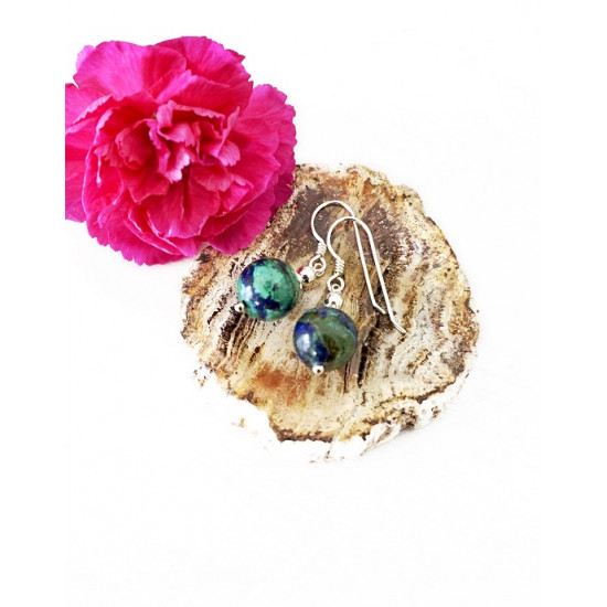 La Tene earrings "AZURITE-MALACHITE" LA TENE SIGNATURE BRAND La Tene earrings "AZURITE-MALACHITE" LA TENE SIGNATURE BRAND