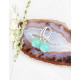 La Tene earrings "GREEN AVENTURINE" La Tene earrings "GREEN AVENTURINE"