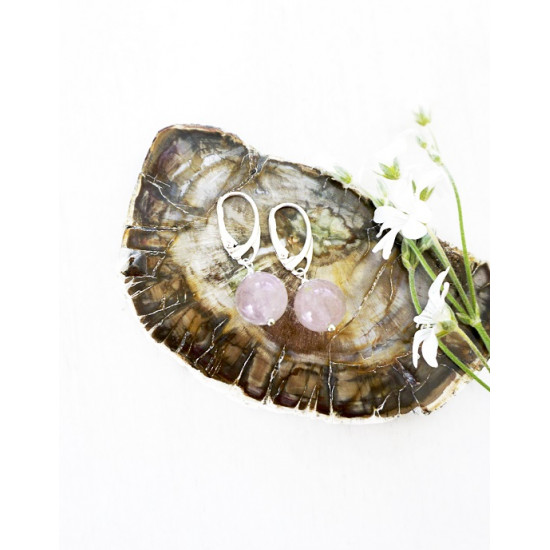 La Tene earrings "ROSE QUARTZ" LA TENE SIGNATURE BRAND La Tene earrings "ROSE QUARTZ" LA TENE SIGNATURE BRAND