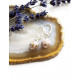 La Tene earrings "PINK MOSS AGATE" La Tene earrings "PINK MOSS AGATE"