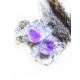 AMETHYST with a hole JEWELRY AMETHYST with a hole JEWELRY
