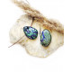 AZURITE-MALACHITE with a hole JEWELLERIES AZURITE-MALACHITE with a hole JEWELLERIES