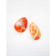 CARNELIAN with a hole flatstone JEWELRY CARNELIAN with a hole flatstone JEWELRY