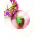 CHRYSOPRASE with a hole oval CHRYSOPRASE with a hole oval