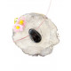 BLACK TOURMALINE with a hole JEWELRY BLACK TOURMALINE with a hole JEWELRY