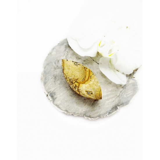 PICUTER JASPER with a hole leaf JEWELLERY PICUTER JASPER with a hole leaf JEWELLERY