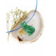 GREEN AVENTURINE with a hole cat GREEN AVENTURINE with a hole cat