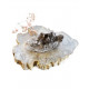 SMOKY QUARTZ geode CRYSTALS SMOKY QUARTZ geode CRYSTALS