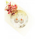 CARNELIAN earrings lotus (silver 925) CARNELIAN earrings lotus (silver 925)