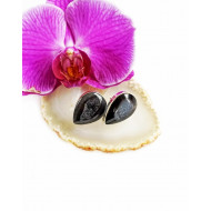 MUST AHHAAT kõrvarõngad tilk (hõbe) MUST AHHAAT kõrvarõngad tilk (hõbe)