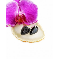 MUST AHHAAT kõrvarõngad tilk (hõbe) MUST AHHAAT kõrvarõngad tilk (hõbe)