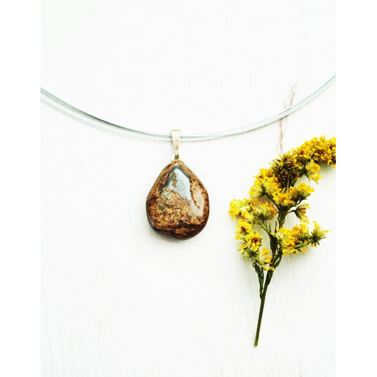 BRONZITE pendant (silver 925) JEWELLERIES BRONZITE pendant (silver 925) JEWELLERIES