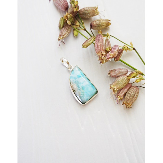 LARIMAR pendant square (silver 925) LARIMAR pendant square (silver 925)