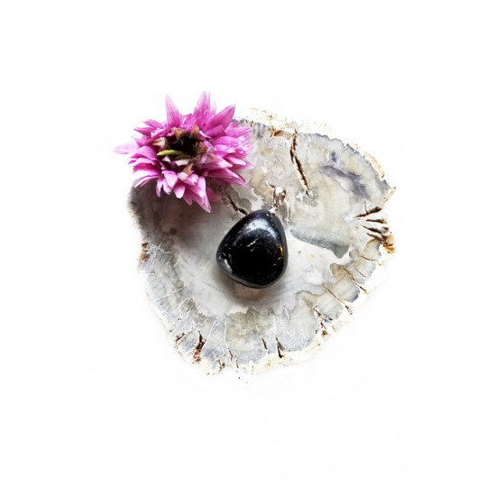 BLACK TOURMALINE pendant small (silver 925) JEWELRY BLACK TOURMALINE pendant small (silver 925) JEWELRY