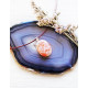 SUNSTONE pendant with closed casp (silver 925) SUNSTONE pendant with closed casp (silver 925)