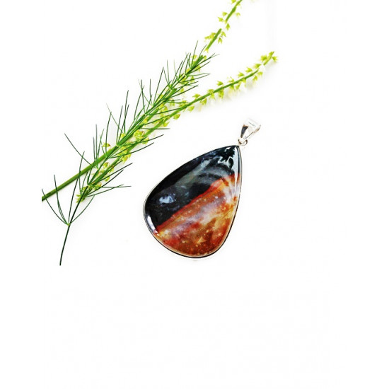 SARDONYX pendant teardrop (silver 925) JEWELRY SARDONYX pendant teardrop (silver 925) JEWELRY
