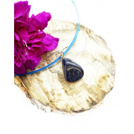 SININE AVENTURIIN ripats suletud kinnitusega (hõbe 925)