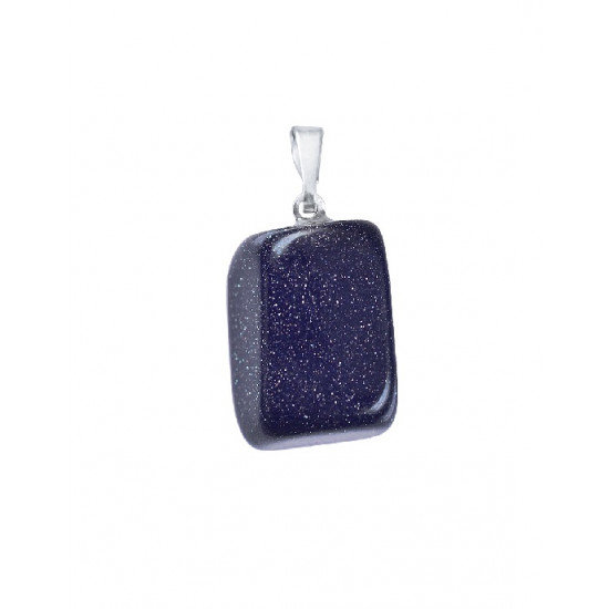 BLUE GOLDSTONE pendant (silver 925) BLUE GOLDSTONE pendant (silver 925)