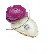 TURMALIINSULETISTEGA KVARTS ripats (hõbe 925)