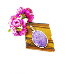 TŠAROIIT ripats ovaalne lapik (hõbe 925)