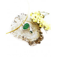 UVAROVIIT, PERIDOOT ja KROOMDIOPTSIID ripats (hõbe 925)