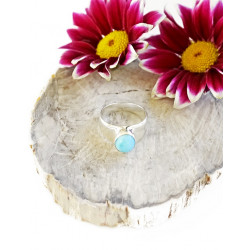 LARIMAR sõrmus (hõbe)