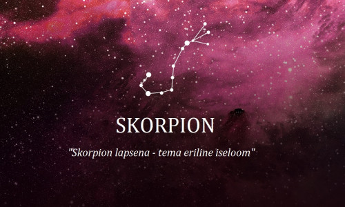 SKORPION LAPSENA - TEMA ERILINE ISELOOM SKORPION LAPSENA - TEMA ERILINE ISELOOM